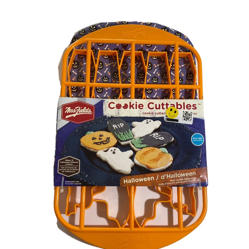Mrs Fields Cookie Cuttables Halloween Theme Plastic Tray
